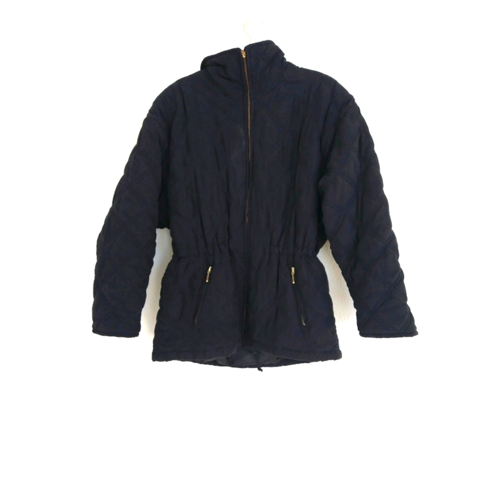 Larry Levine Microfibre Parka Coat